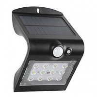 Aplique LED Solar 1,5W, IP65, con detector de movimiento activado 8501N